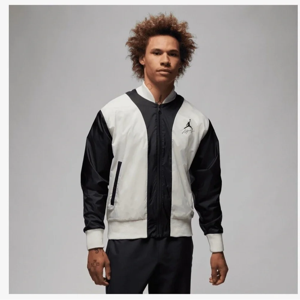 Vintage retro Jordan waterproof bomber varsity jacket